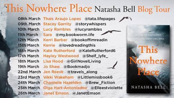 This Nowhere Place by Natasha Bell blog tour poster