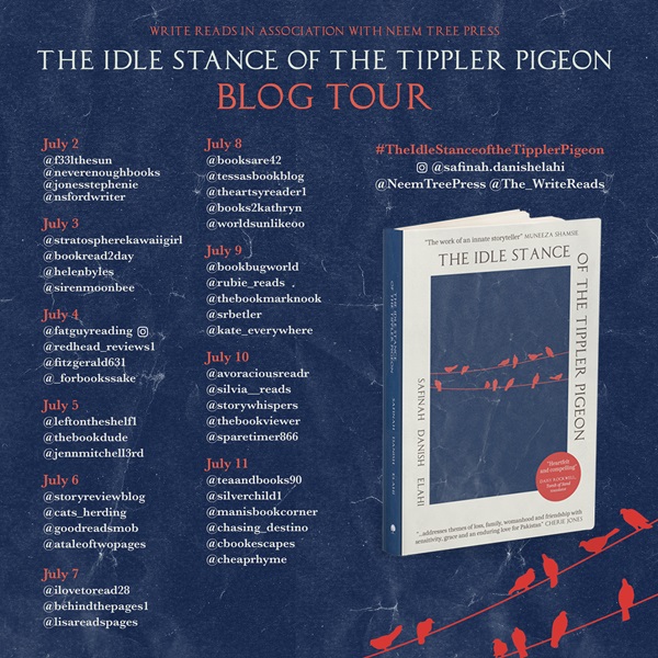 The Idle Stance of the Tippler Pigeon blog tour poster